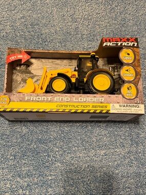Yellow Front End Loader Toy - Construction Series
